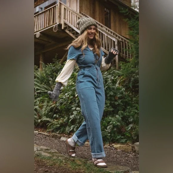 JACKSON ROWE Chalet Denim Playsuit - Picture 1 of 12